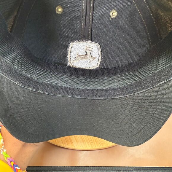 John Deere Olive Green/Black Stretch-fit cap - Picture 8 of 10